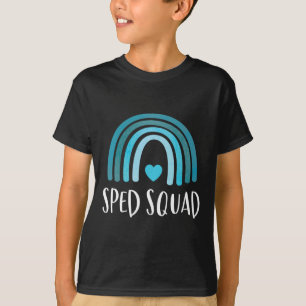 Sped Squad Boho Rainbow Teacher Special Education T-Shirt