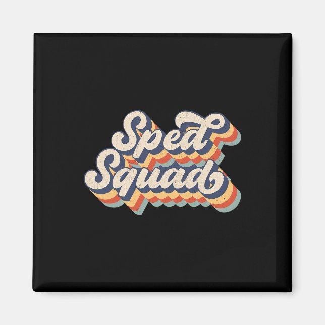 Sped Squad Special Ed Teacher Back To School 2024  Magnet (Front)