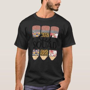 Sped Squad Special Ed Teacher Back To School Leopa T-Shirt