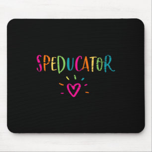 Sped Teacher - Speducator Heart Mouse Pad