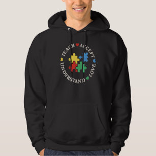 SPED Teacher Teach Accept Love Understand Special  Hoodie