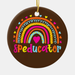 Speducator Special Education Teacher Sped Ed  Ceramic Ornament