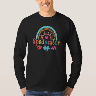 Speducator SPED Teacher Special Education Leopard T-Shirt