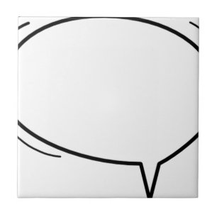 Speech Bubble - add your own text! Tile