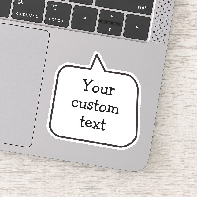 Speech Bubble Sticker (Detail)