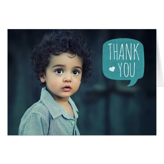 Speech Bubble Thank You Note Card
