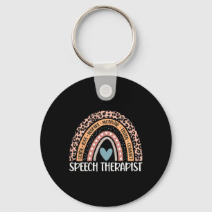Speech Language Pathologist 100th Day Of School Sl Keychain