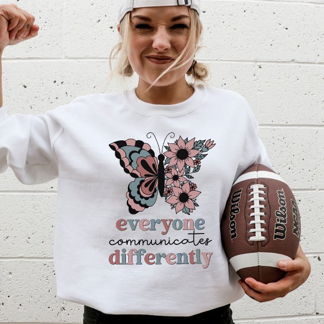 Speech Language Pathologist Butterfly Personalized Sweatshirt (Creator Uploaded)