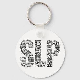 Speech Language Pathologist SLP Keychain