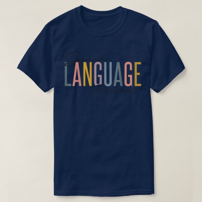 Speech Language Pathologist SLP Speech Therapy Pat T-Shirt (Design Front)