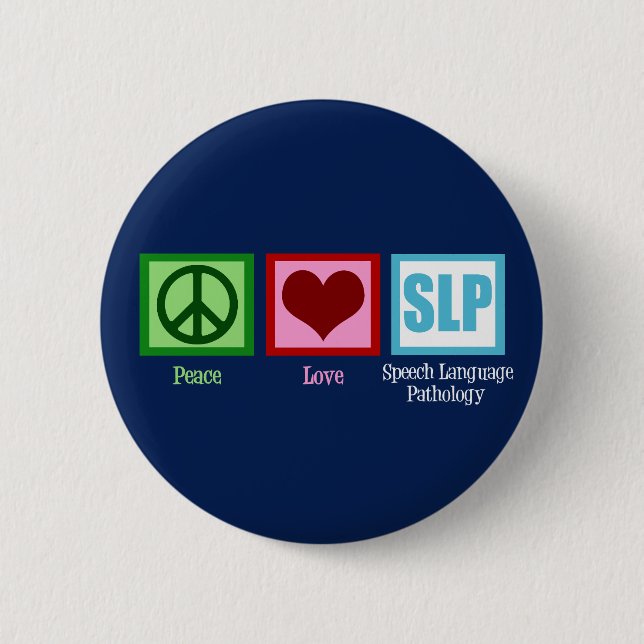 Speech Language Pathology 2 Inch Round Button (Front)