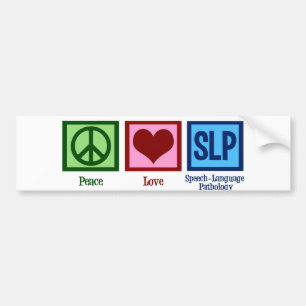 Speech Language Pathology Bumper Sticker