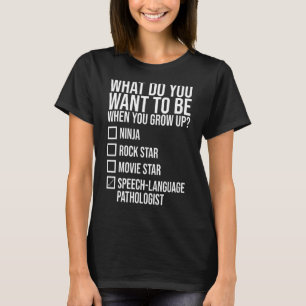 Speech Language Pathology I Love Speech Therapy S T-Shirt