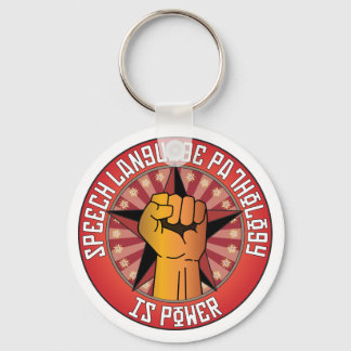 Speech Language Pathology Is Power Keychain