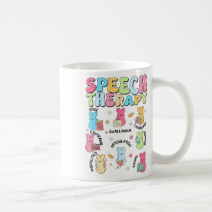 Speech Language Pathology Slp Easter Speech Therap Coffee Mug