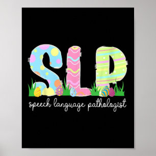 Speech Language Pathology Slp Easter Speech Therap Poster