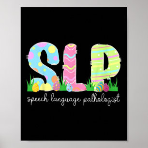 Speech Language Pathology Slp Easter Speech Therap Poster