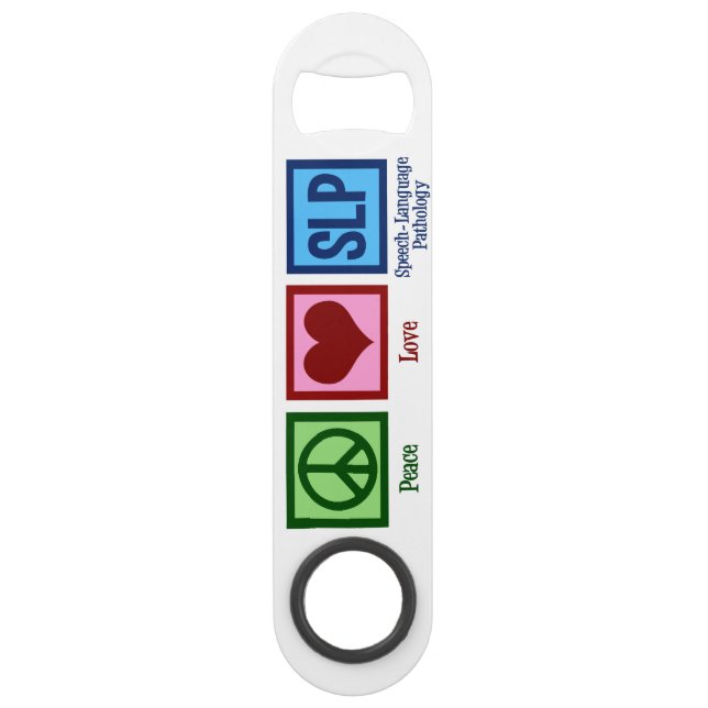 Speech Language Pathology Speed Bottle Opener (Front)