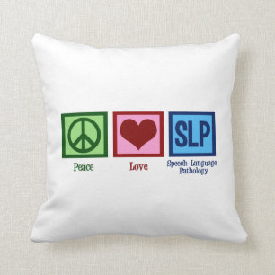 Speech Language Pathology Throw Pillow