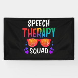 Speech Pathologist Pathology Speech Therapy Squad Banner