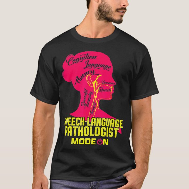 Speech Pathology Therapy Learning Autism Awareness T-Shirt (Front)