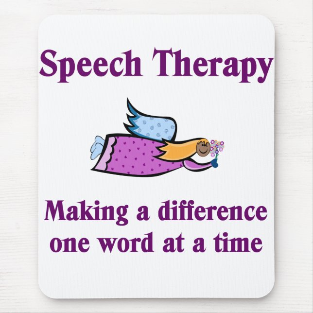 Speech Therapist Mouse Pad (Front)