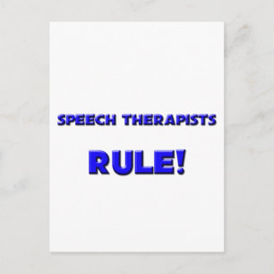 Speech Therapists Rule! Postcard