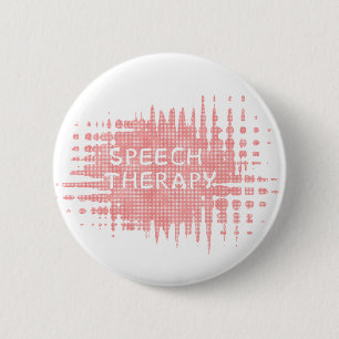 Speech Therapy 2 Inch Round Button