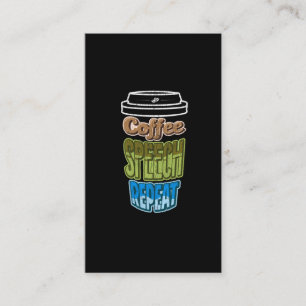 Speech Therapy Coffee Speech Language Pathology Business Card