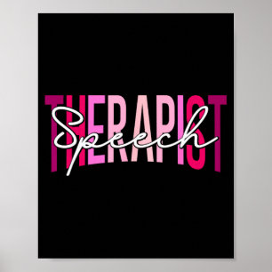 Speech Therapy Funny Speech Therapist Language Poster