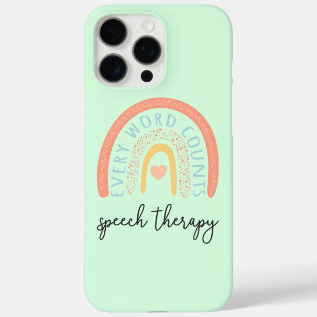Speech Therapy II - Every Word Counts Case-Mate iPhone Case (Back)