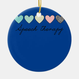 Speech Therapy Speech Language Pathologist SLP  Ceramic Ornament
