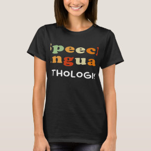 Speech Therapy Speech Language Pathologist SLP Cre T-Shirt
