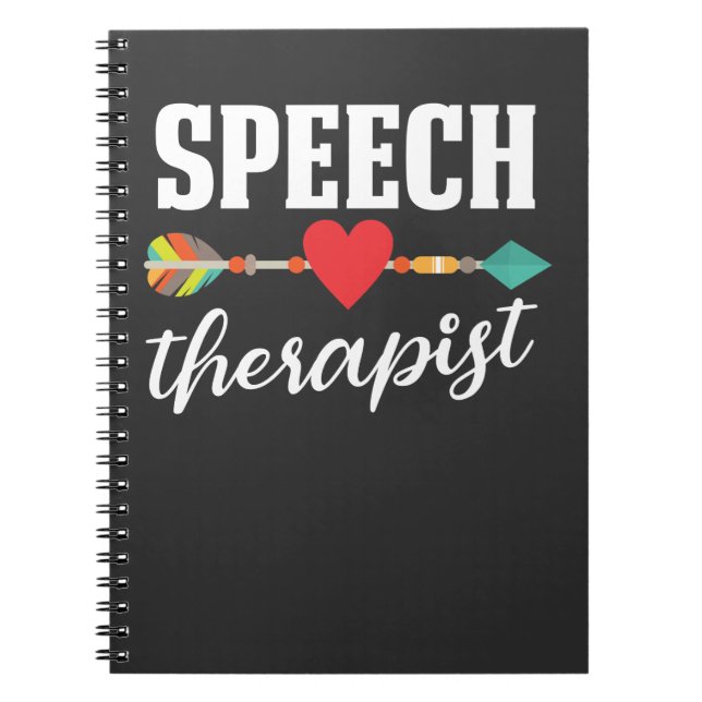 Speech Therapy Speech Language Pathologist SLP Notebook (Front)