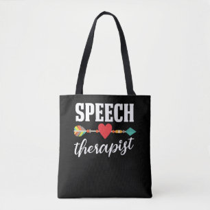 Speech Therapy Speech Language Pathologist SLP Tote Bag