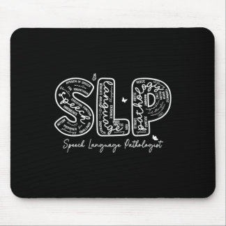 Speech Therapy Speech Language Pathologist Therapi Mouse Pad