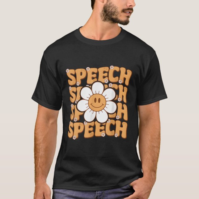 Speech Therapy Speech Language Pathologist Therapi T-Shirt (Front)
