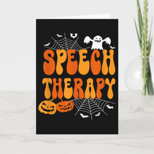 Speech Therapy Speech Therast Speech Pathology Hal Card