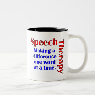 Speech Thereapy Two-Tone Coffee Mug