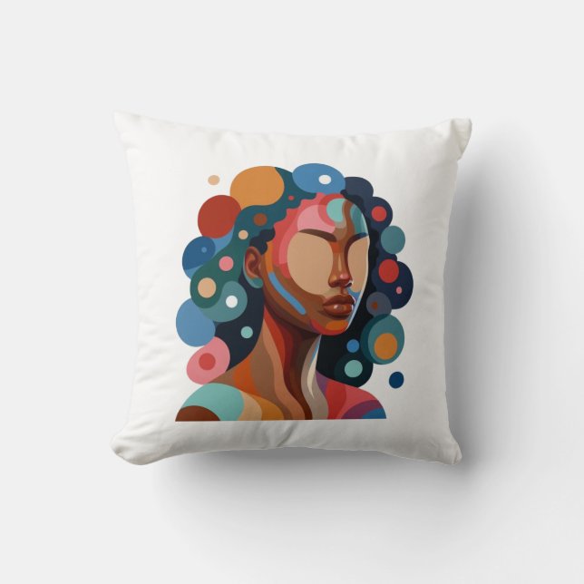 speechless throw pillow (Front)