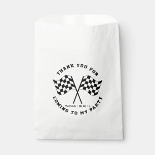 Speed and Adventure Race Birthday Favour Bag