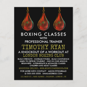 Speed Balls, Boxing Class Advert Flyer