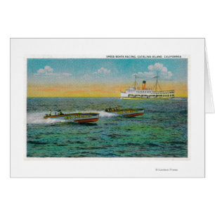 Speed Boating en Catalina Island, Californie