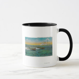 Speed Boating in Catalina Island, California Mug