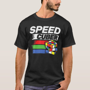 Speed Cubing Puzzle Cubing Player Cuber T-Shirt