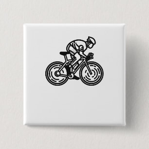 speed cyclist 2 inch square button