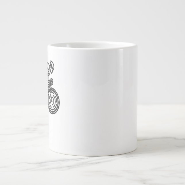 speed cyclist large coffee mug (Front)