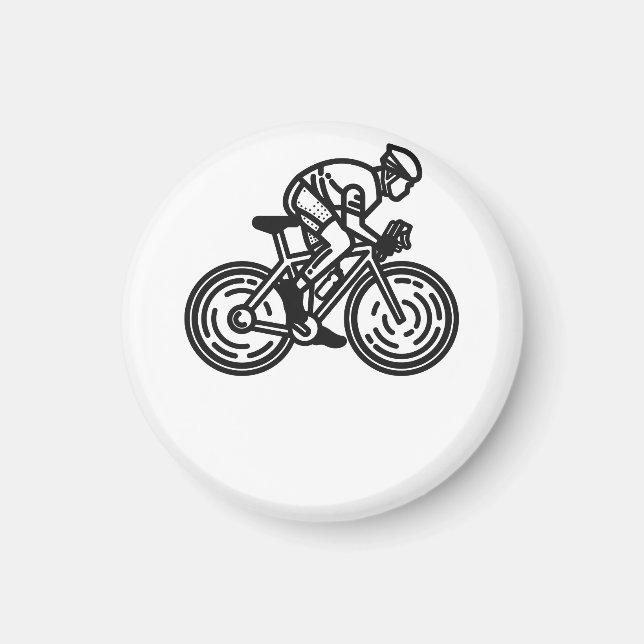 speed cyclist magnet (Front)