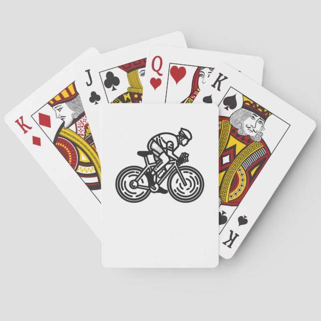 speed cyclist playing cards (Back)