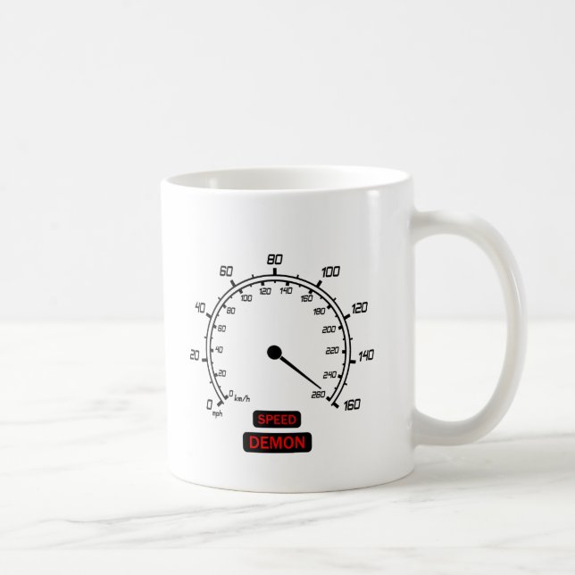 Speed Demon Coffee Mug (Right)